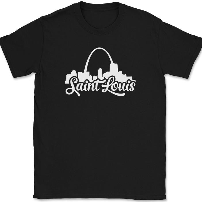 Saint Louis Cityscape T-Shirt Mens Womens Tees Top Missouri City Graphic Tee