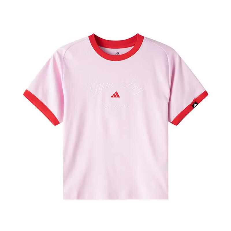 adidas Женская свободная футболка с коротким рукавом