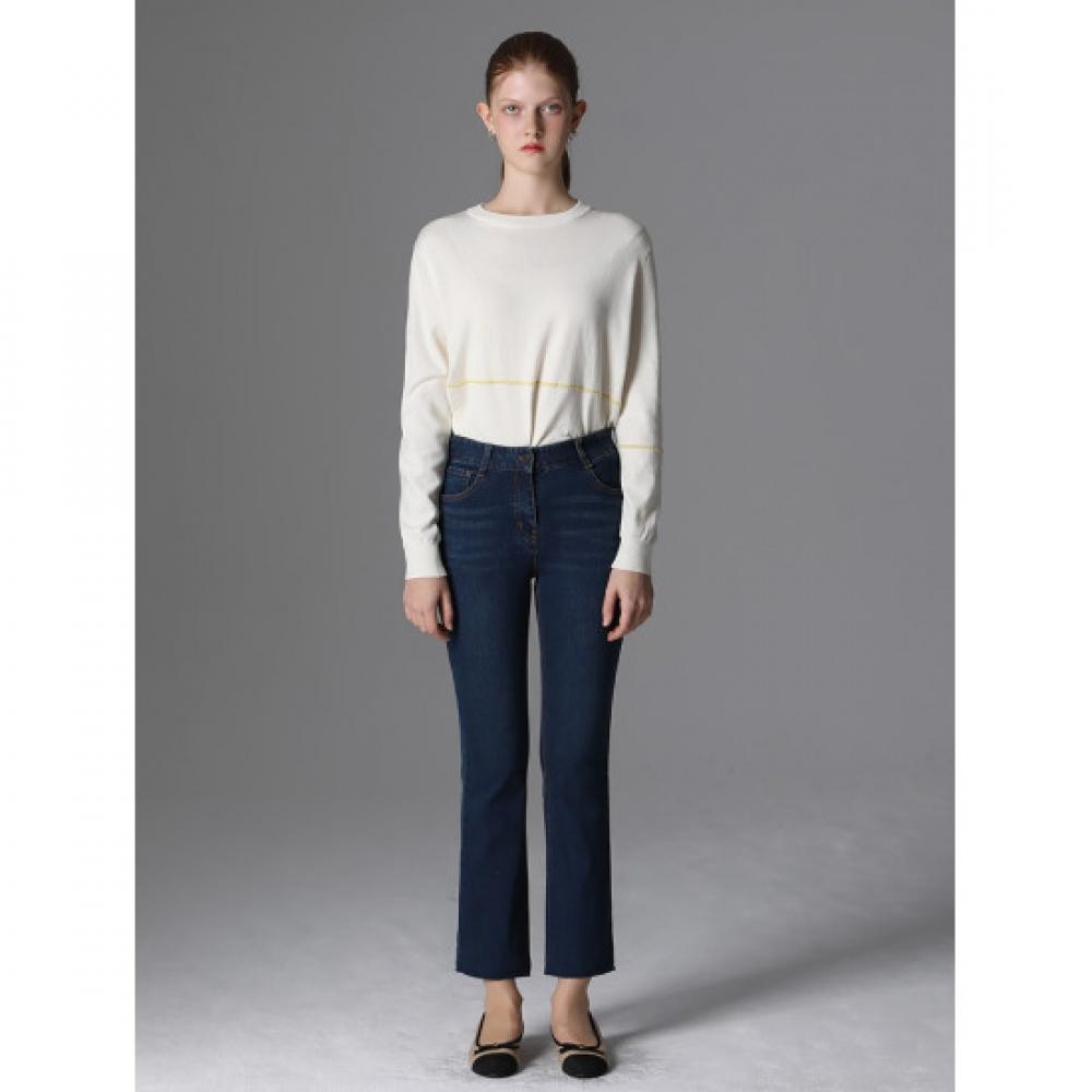 List Cutting Skinny Denim Pants