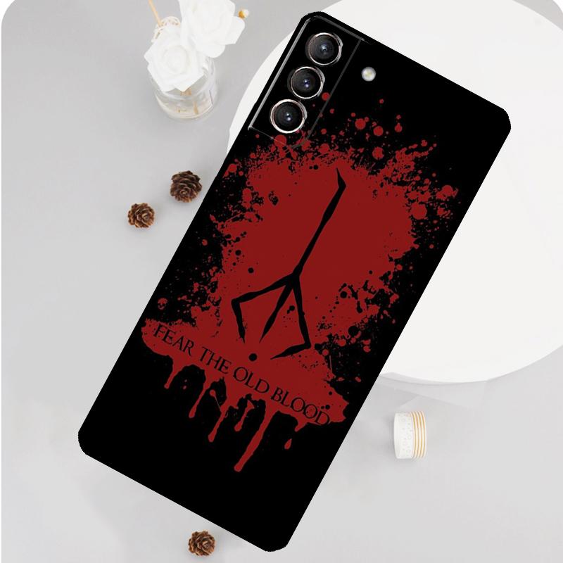Чехол для телефона Bloodborne Runes для Samsung Galaxy S23 Ultra S21 S20 FE S9 S10 Plus Note 10 20 S22 Ultra Funda