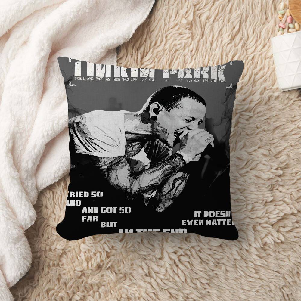 Подушка L-Linkin P-Park Крутая Персонализированная Чехол от Пыли Спальня Дети Вечеринка Украшение Наволочка День Рождения Детский Подарок