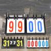 Waterproof Sports Scoreboard 4-Digit Digital Score Counter Portable Flip Scoreboard  Outdoor Sports