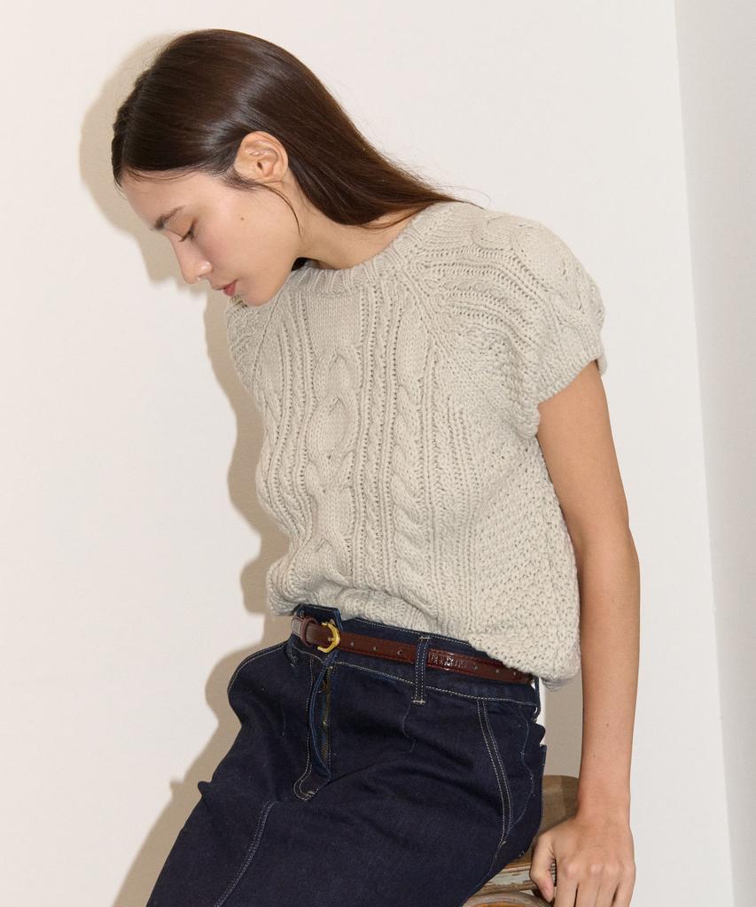 Свитер с косами Peullobeu Cozy Layerd Knit_3 цвета