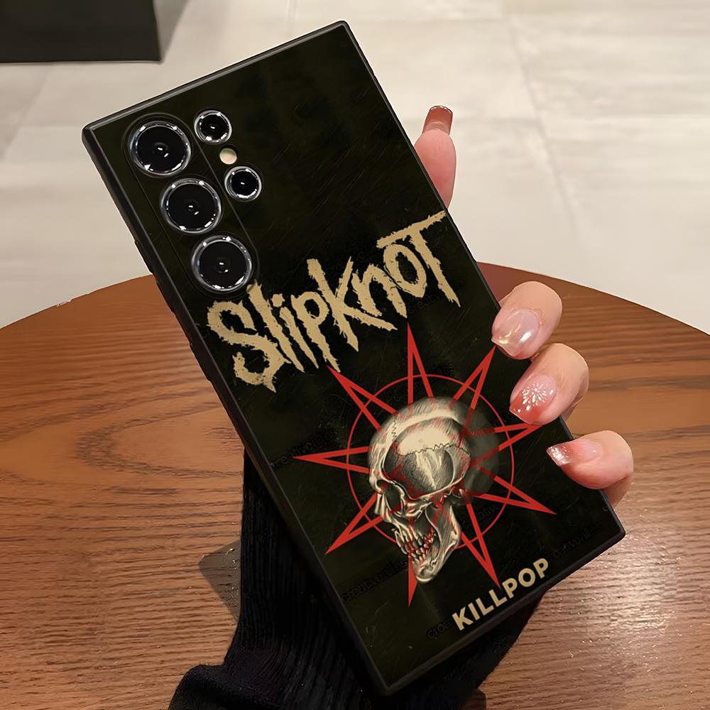 Популярный чехол для телефона Rock с изображением группы S-Slipknot для S23 Samsung S26 S24 S25 Ultra S22 S20 Fe S21 Plus A16 A54 A34 A53 Задняя крышка