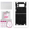 apgo Protective Skin Sticker for the Back+sides Compatible with Samsung Galaxy Z Flip 3, Full Wrap Film, Foil, Vinyl - Pattern Black Camo