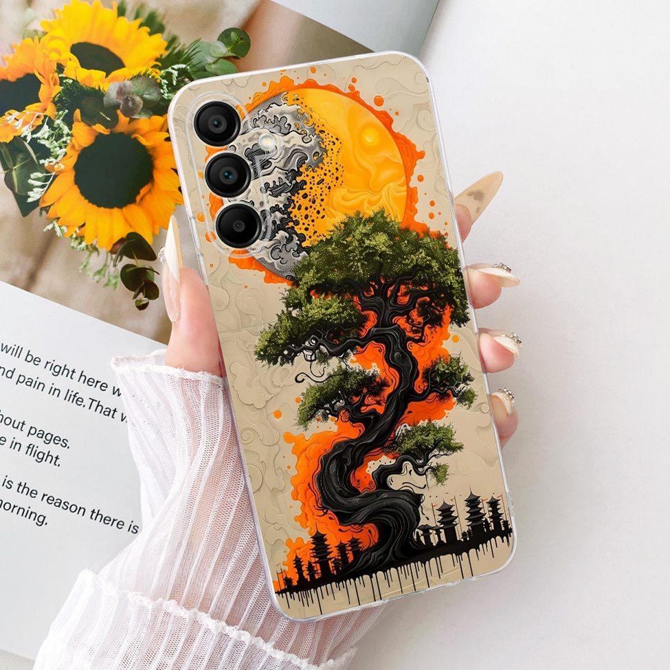 Clear Cover For Samsung A16 5G Case Cute Cat Fashion Butterfly 2D Painted Casing For Samsung Galaxy A16 5G SM-A166B SM-A166E