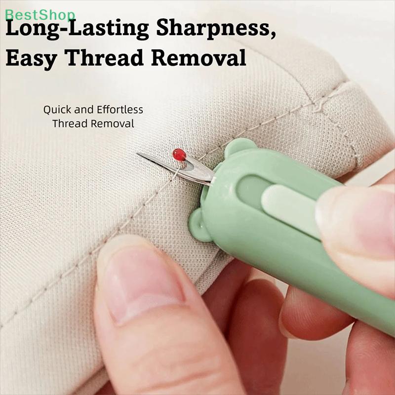Multifunctional Needle Threader And Thread Remover, Portable Home Sewing Tool 2-in-1