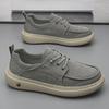 Designer cloth shoes men's summer men's shoes breathable cloth free lace-up men's foot casual men's shoes