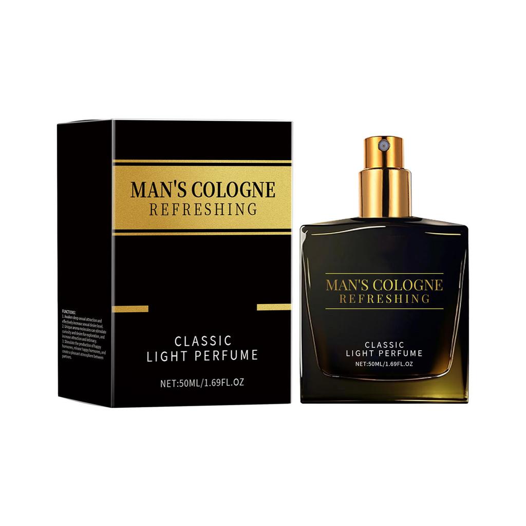 Cologne Pheromones Exude Masculine Charm. Carrying Cologne Has A Calming Effect And Exudes A Unique Masculine Charm50ML