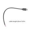 USB C Pigtail Кабель 5 В USB Type C Штекер Папа на 2-контактный Открытый Провод Удлинитель Питания для Замены USB C Оборудования