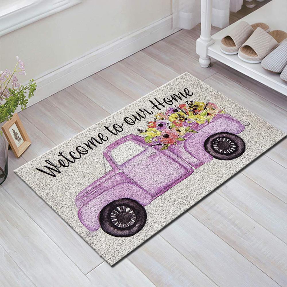 Fresh Home Can Be Cut Pvc Door Mat Non-Slip Spinneret Floor Mat Plastic Dust Carpet Diy