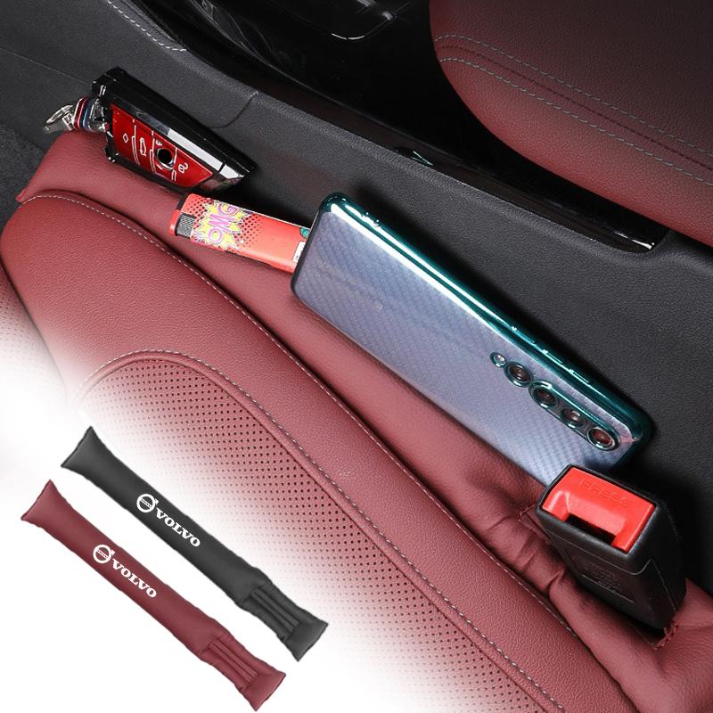 AAKX1 Carbon Fiber Car Interior Seat Gap Plug Filler Pad For Volvo RDesign XC90 XC60 S60 V40 XC40 V60 V50 S40 XC70 C30 C70 C40 S70