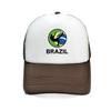 Men Women Football Brazil Team Snapback Cap 2018 Brazil Fan Soccer Sports Cap Yellow Green Brazil National Parrot Flag Hat YY456
