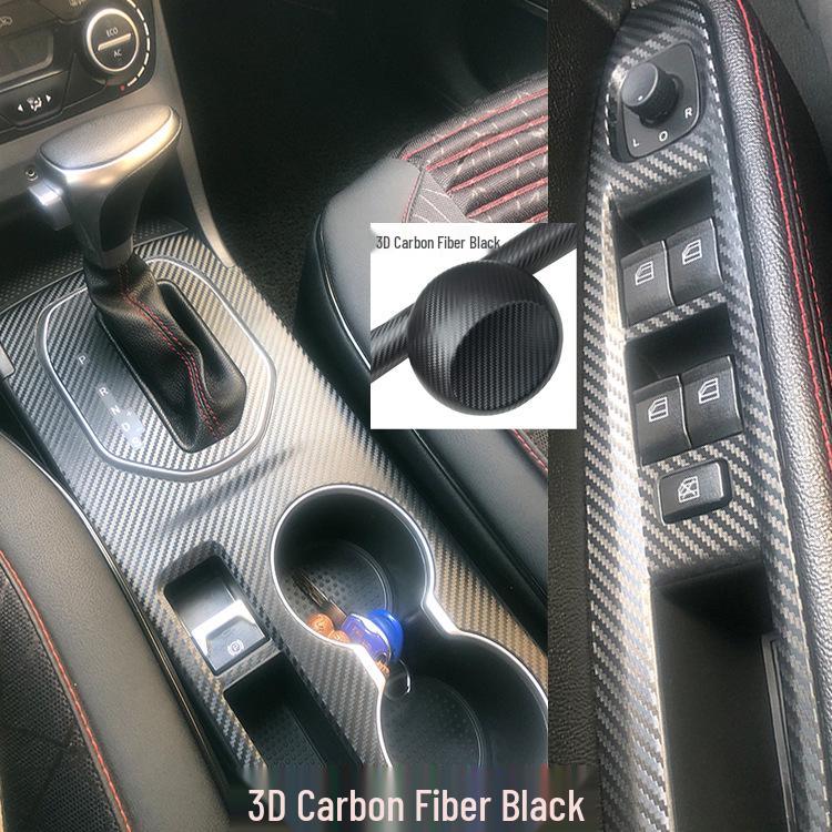 Senya R7 Carbon Fiber Interior Film: Gear Shift & Console Protection Sticker