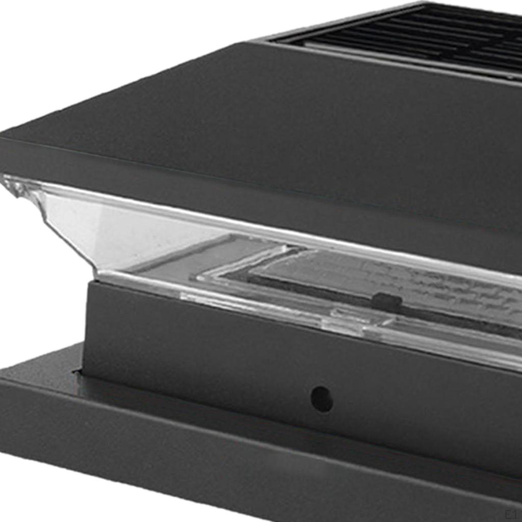 Solar Post Light Waterproof Powered Deck Lights Bright Outdoor Lamp Fence Cap