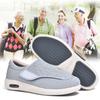 Women Men Diabetic Shoes Casual Adjustable Walking Shoes Shoes for Elderly Swollen Feet Non-Slip Air Cushion Bottom Fattening and Widening