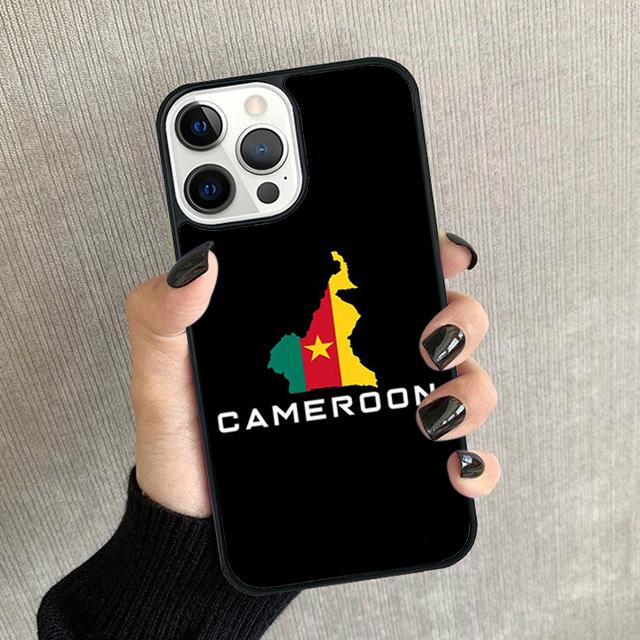 Republic of Cameroon Flag Phone Case For iPhone 17 Air 16 15 14 plus 11 12 13 Pro max Soft Bumper Shell Cover coque