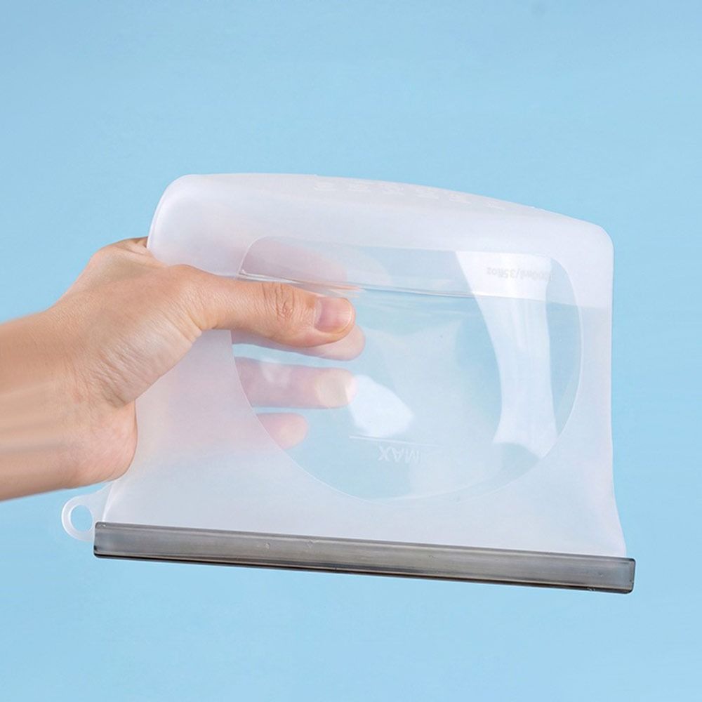 Moisture-proof Refrigerator Food Storage Bag Silicone Fruit Freezer Seal Bag  for Kitchen