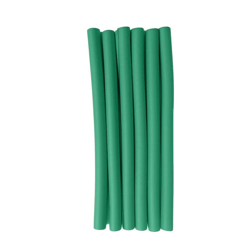 6 шт./лот, щипцы для завивки волос без нагрева, мягкие губчатые бигуди, роликовые пенопластовые гибкие кудри, инструмент для самостоятельной укладки волос, парикмахерские инструменты без нагрева, гибкие стержни