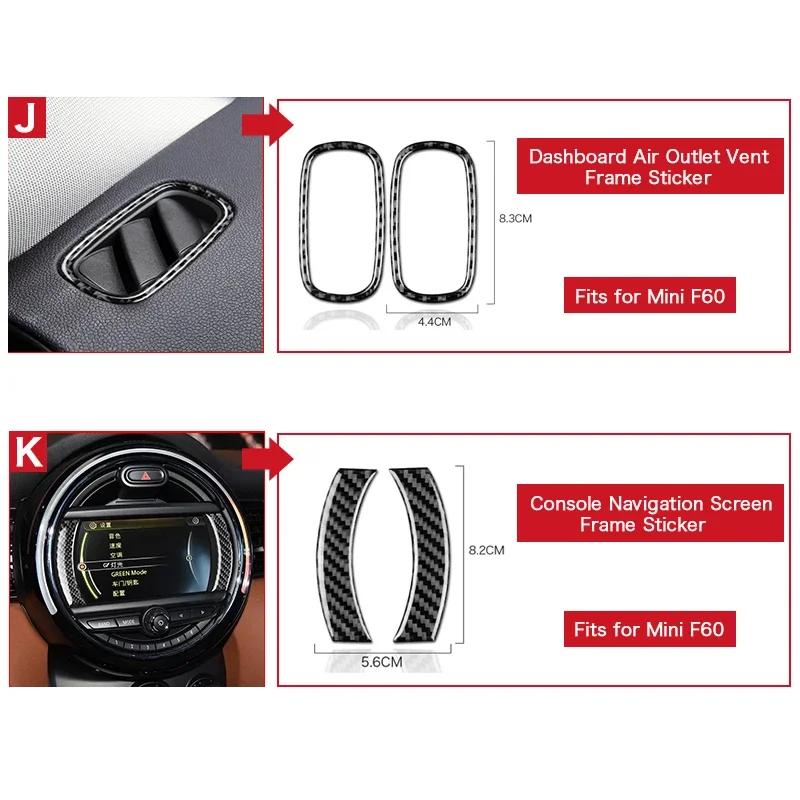Carbon Fiber Style Switch Trim Kit for Mini Cooper F54 F55 F56 F57 F60 JCW Countryman
