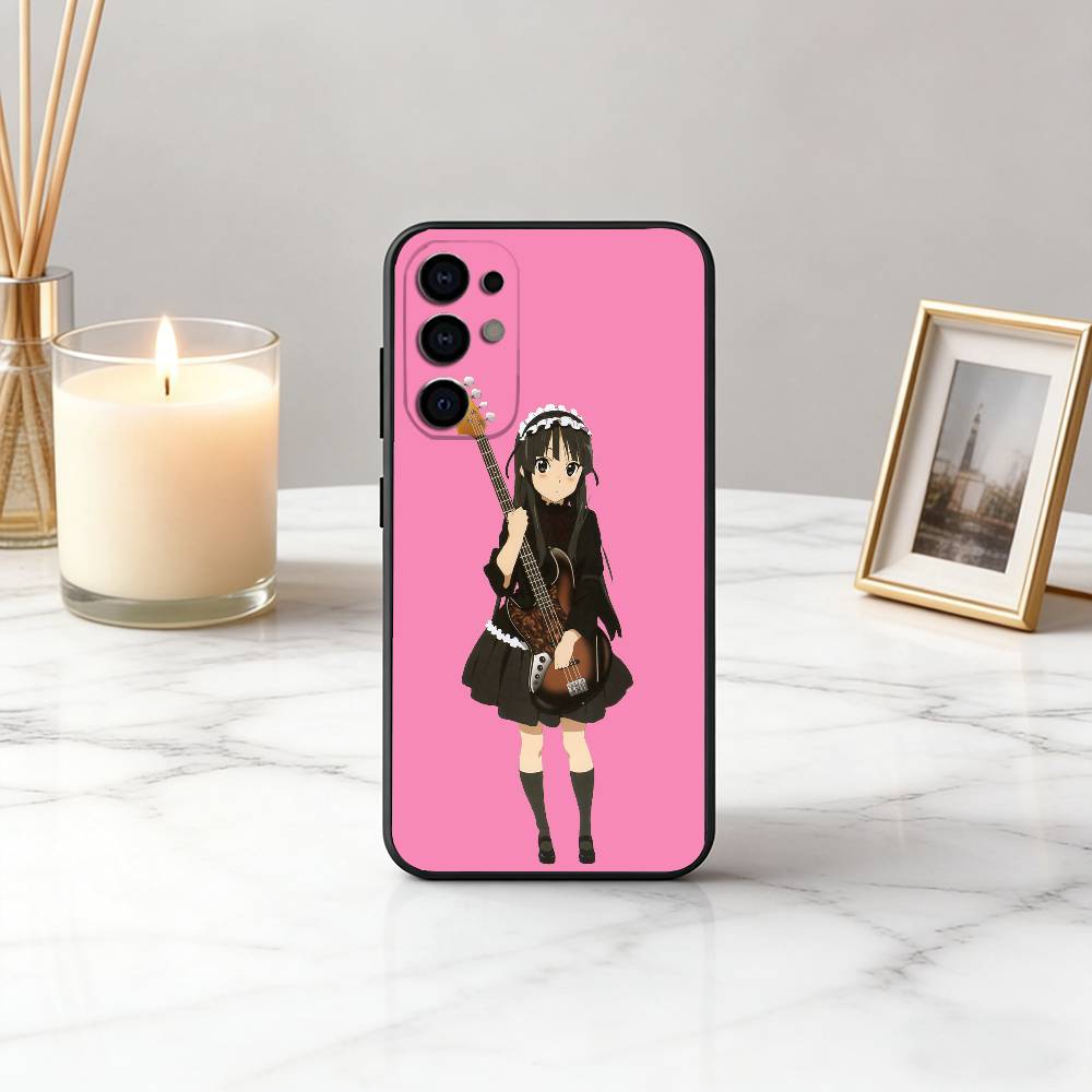 K-K-ON Мио Акияма-KMA Чехол для телефона Samsung S25, S24, S21, S22, S23, S30, Ultra, S20, Plus, Fe, Мягкий силиконовый черный чехол