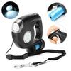 Plastic LED Dog Leash With Garbage Bag Puppy Traction Belt Pet Traction Rope  Small Dogs
