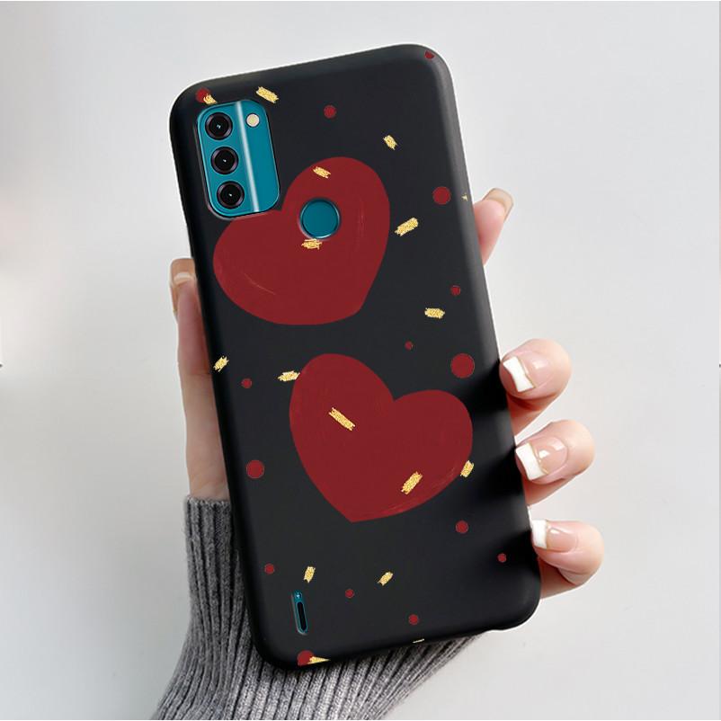 For Nokia C31 / Nokia C21 Plus Case Fashion Luxury Flowers Butterfly Black Protective Soft Silicone Cover For NokiaC31 Casing