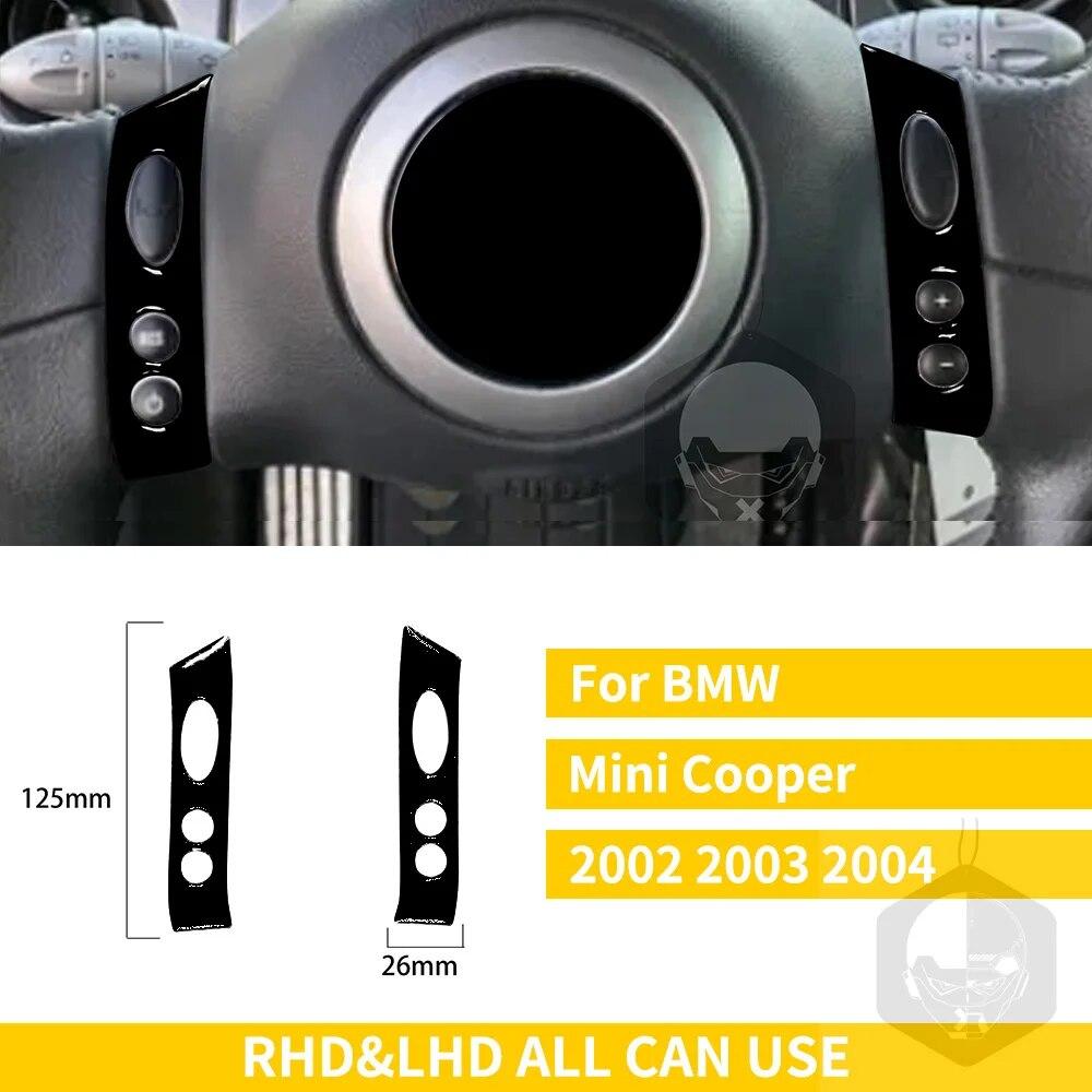 Для Mini Cooper Hatch One R50 R53 2002 2003 2004 кнопка переключения на рулевом колесе панель крышка наклейка несколько пластиковых