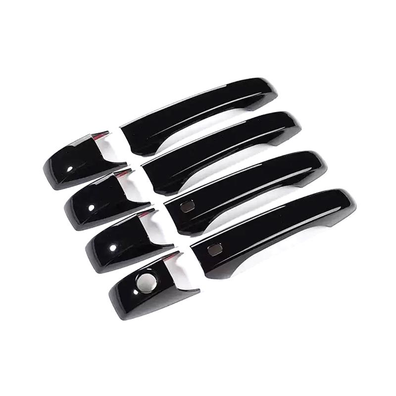 Door Handle Cover For Jeep Grand Cherokee WK2 2011- Carbon Fiber Car Protective Film Decorate Accessories Stickers