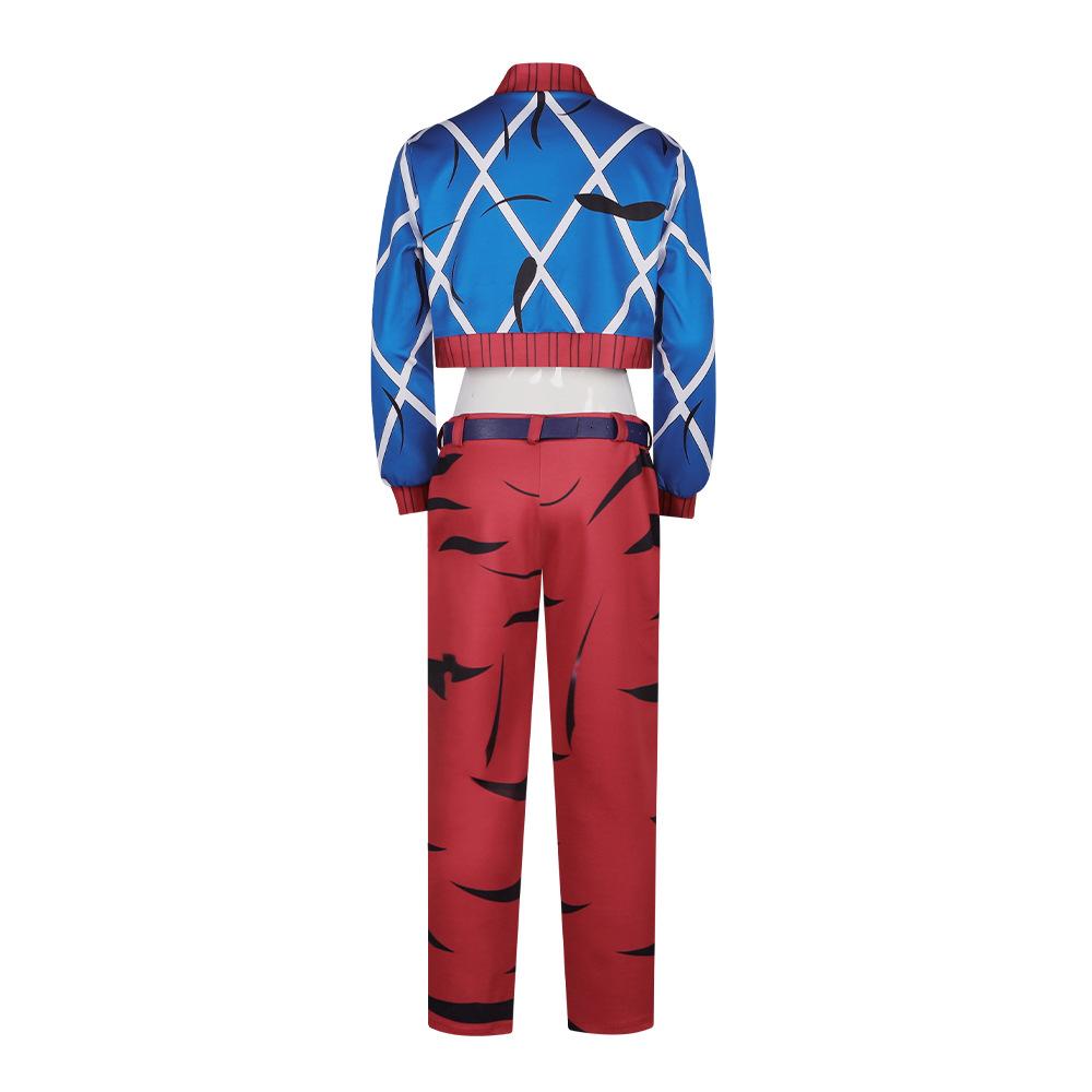 CosplayJOJO's Fantastic Adventure cos Clothing Golden Wind Guy Domisda Cosplay Anime Playing Costume cosplay