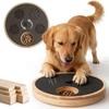 Solid Wood Nail Scratch Pad Rotating Dog Nail File Toy Dog Nail Grinding Pad  Pet Grooming
