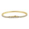 ORSA JEWELS Оригинальный браслет-теннис из стерлингового серебра 925 пробы Модный браслет с прозрачным цирконием 2 мм 3 мм 4A Ювелирные изделия для женщин SB225