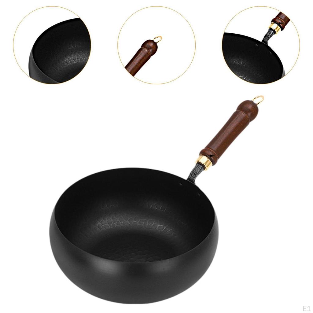 Chinese Cooking Wok Pan Induction Gas Stir Fry Round Bottom Cookware