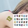 24Pcs Lucky Number 13 Temporary Tattoo Stickers Glittering Nightglow Hand Tattoos Idol Concert Rave Accessories for Fans Gift