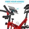 KDD Bike Tablet Holder Mount Stand Smartphone Holder Stroller Tripod Tablet Holder with Rack for Spin Exercise Fitness and Microphone Fits iPad Pro