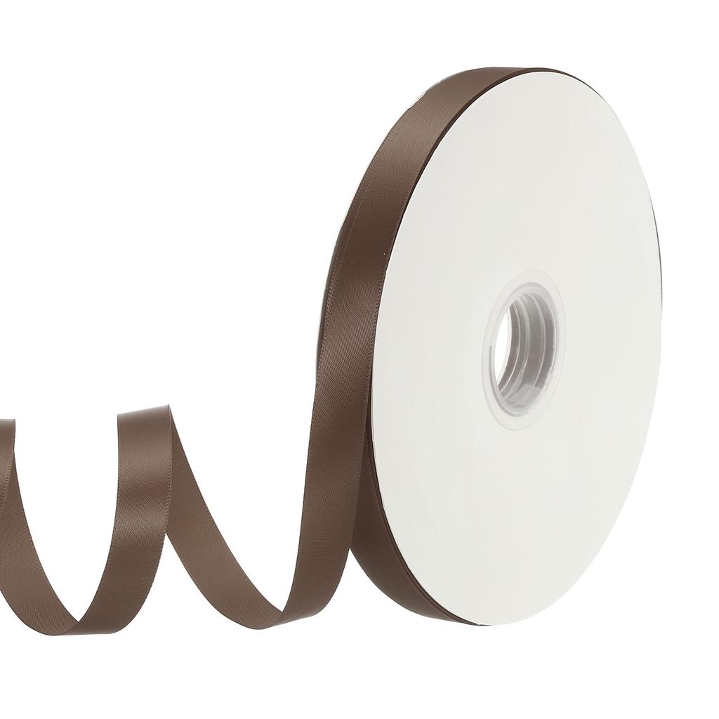 Полиэстеровая атласная лента односторонняя репсовая лента однотонная тканевая лента для рукоделия свадебной вечеринки подарочной упаковки 5/8"x100 ярдов