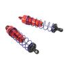 2pcs RC Shock Absorber Aluminum Alloy Adjustable High Strength Oil Damper for 110 RC Car 95mm Red