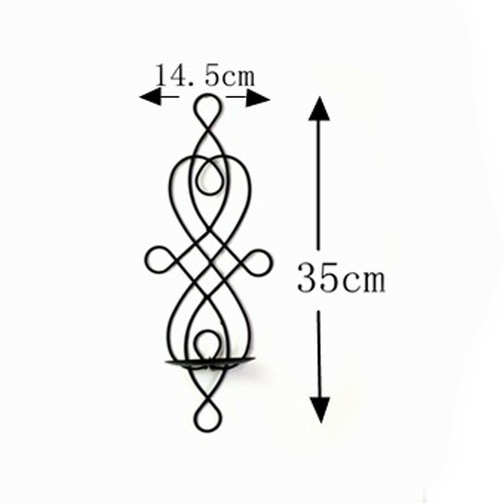 Железный подсвечник в скандинавском стиле, настенный подсвечник, декор для дома и комнаты