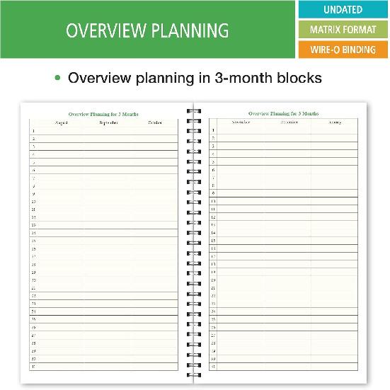 Elan Publishing Company Deluxe Full-Year Student Planner for High School 40 Weeks (HS-90)