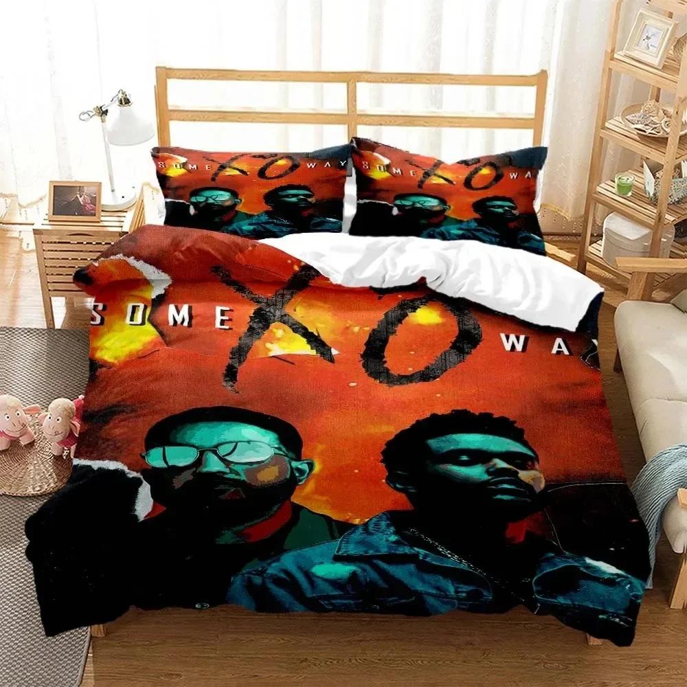 Comforter Die Weeknd Pop Singer 3D Fashion Printed Bedding Queen Bedding Set King Size Bedding Set Soft And Comfortable