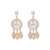 New High-Level Sense Of Luxury Sparkling Rhinestone Earrings Fashion Hundred With Diamond Earrings Women's Earrings 1 Pair