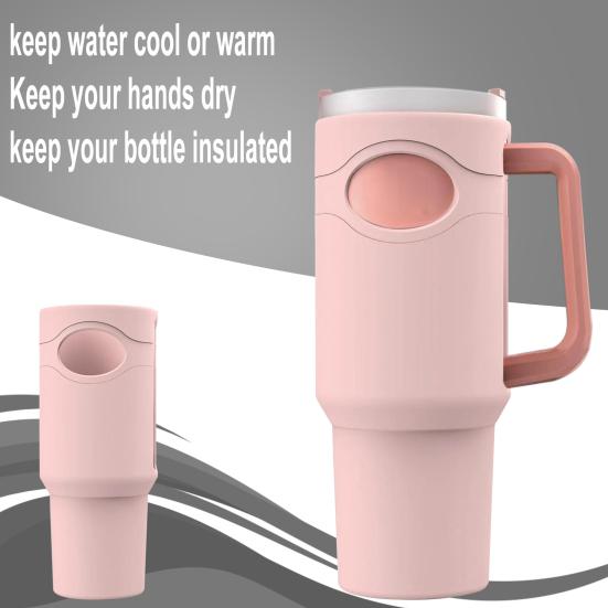 Силиконовый чехол для стакана 40 унций, шумоподавляющий, устойчивый к царапинам, пищевой, без бисфенола А, для путешествий
