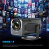 HY320 Mini Projector 720P Freestyle WIFI BT5.0 Cinema Outdoor Portable 4K Via HD 180° Rotable For SAMSUNG XiaoMi Android iPhone