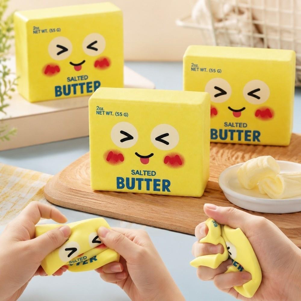 High Elastic Butter Stick Squishy Slow Rising Squeeze Toy Office Stress Relief