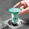 Silicone Bath Shower Floor Strainer Core Kitchen Bathroom Water Drain Filter Cover Plug Trap Siphon Sink Deodorant