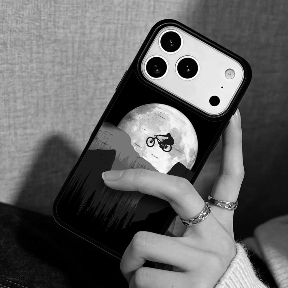 Capa Case for iPhone 17 Air 16 Pro Max 15 Plus 11 13 Mini 14 12 Back Phone Cover Mountain Bike Cycling