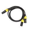 3 Pin XLR Splitter Cable Noiseless XLR Audio Y Adapter Cable XLR Y Cord  Speaker Connection