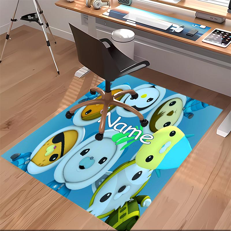 Custom personalization Octonauts Print Area Rug - Soft, Washable Non-Slip Indoor Mat,Living Room,Home&Office Decorative Rug
