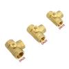 Electric Threaded 3 Way Brass Ball Valve Body for HVAC Fluid Control Featuring Brass Material for Extended Service Life