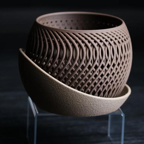 Цветочный горшок, напечатанный на 3D-принтере, легкий цветочный горшок с дренажными отверстиями, кашпо для орхидей с поддоном для комнатных растений, уличного декора для сада и дома